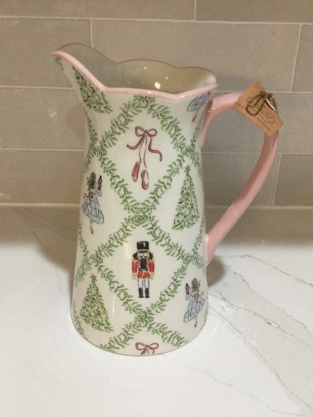 NEW! Mud Pie Winter Wonderland Pitcher